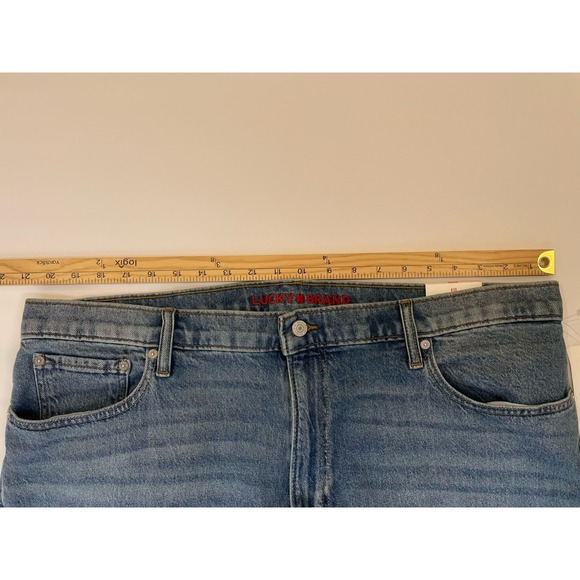 NEW Lucky Brand 410 Athletic Straight Jeans Men's 40x30(31"L) Advanced Stretch - Picture 5 of 7